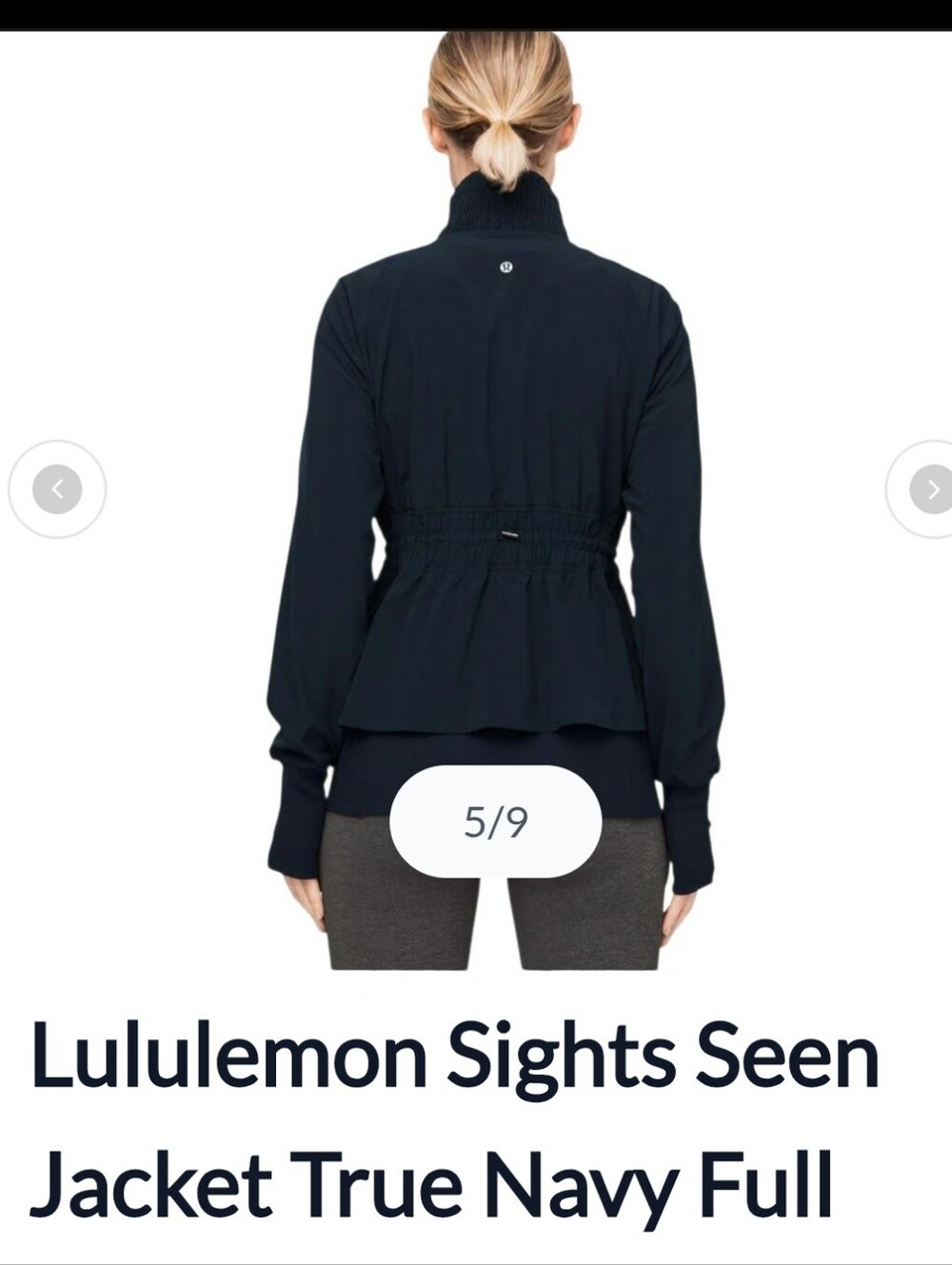 lululemon athletica Sights Seen Jacket - True Navy